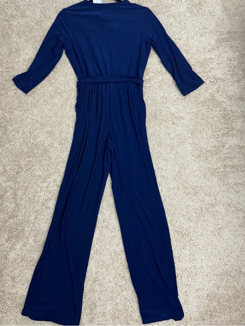 🏛️✨ NWT New York Collection Royal Blue Petite Jumpsuit | PS - Picture 7 of 10